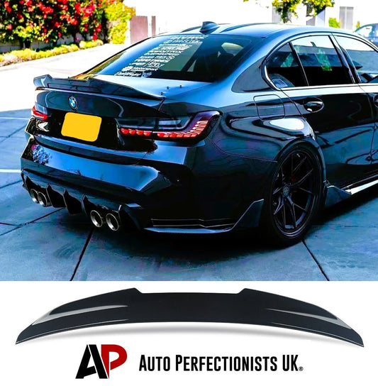 BMW 3 Series M3 G20 G80 Car Rear Spoiler 2018-2021-2024 Gloss Black