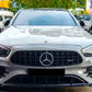 Mercedes E Class E43 E53 Front Splitter 2020-2024 Gloss Black
