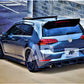 VW Golf GTI Rear Blade Diffuser and Splitter 2016-2020 Gloss Black