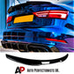 Audi A3 S3 RS3 Saloon Car Rear Spoiler M4 Style 2013-20 Gloss Black