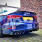 Audi A3 S3 RS3 Saloon Car Rear Spoiler M4 Style 2013-20 Gloss Black