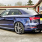 Audi A3 S3 RS3 Saloon Car Rear Spoiler M4 Style 2013-20 Gloss Black