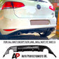 VW Golf GTI MK7 Rear Boot Valance Diffuser 2013-2016 Gloss Black