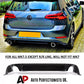 VW Golf GTI MK7.5 Rear Boot Diffuser 2016-2020 Gloss Black