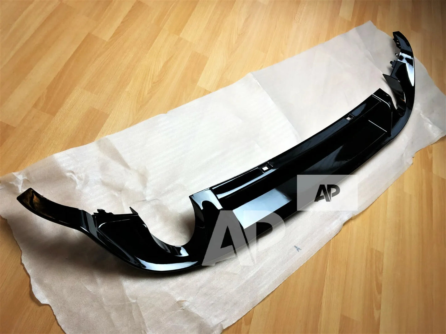 VW Golf GTI MK7.5 Rear Boot Diffuser 2016-2020 Gloss Black
