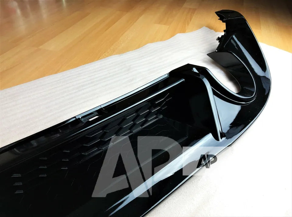 VW Golf GTI MK7.5 Rear Boot Diffuser 2016-2020 Gloss Black