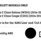 Mercedes C Class C43 Front Splitter 2014-18 Brabus style Gloss Black