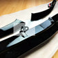 Mercedes C Class C43 Front Splitter 2014-18 Brabus style Gloss Black