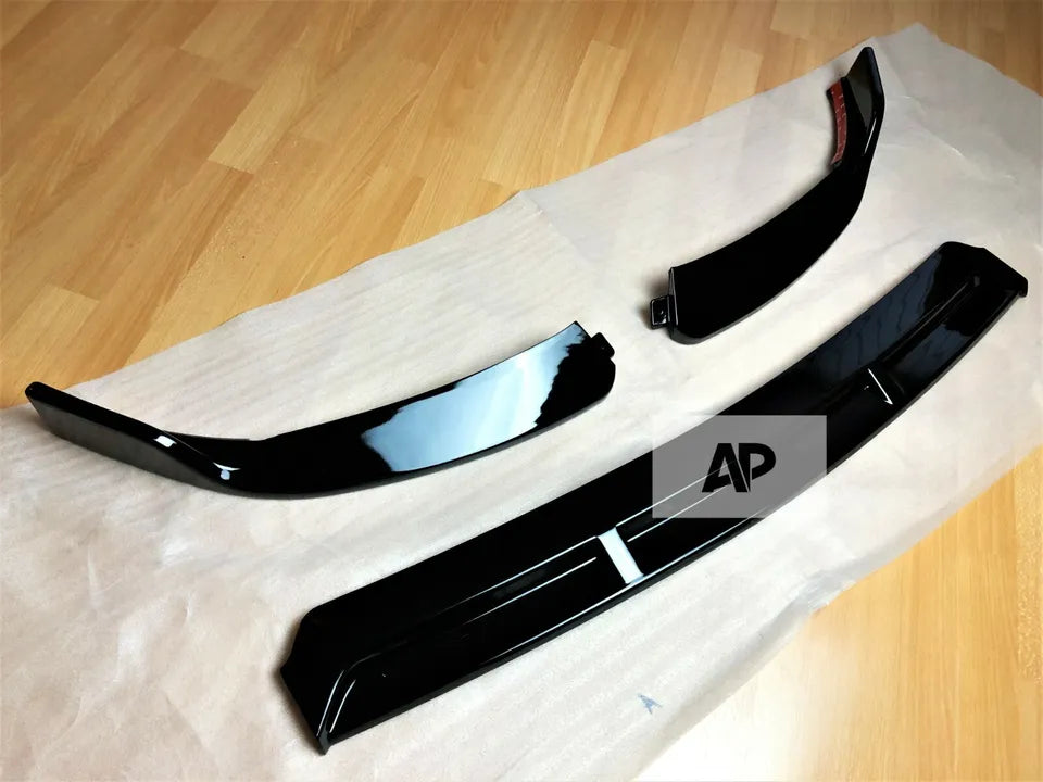 Mercedes C Class C43 Front Splitter 2019-21 Brabus Style Gloss Black