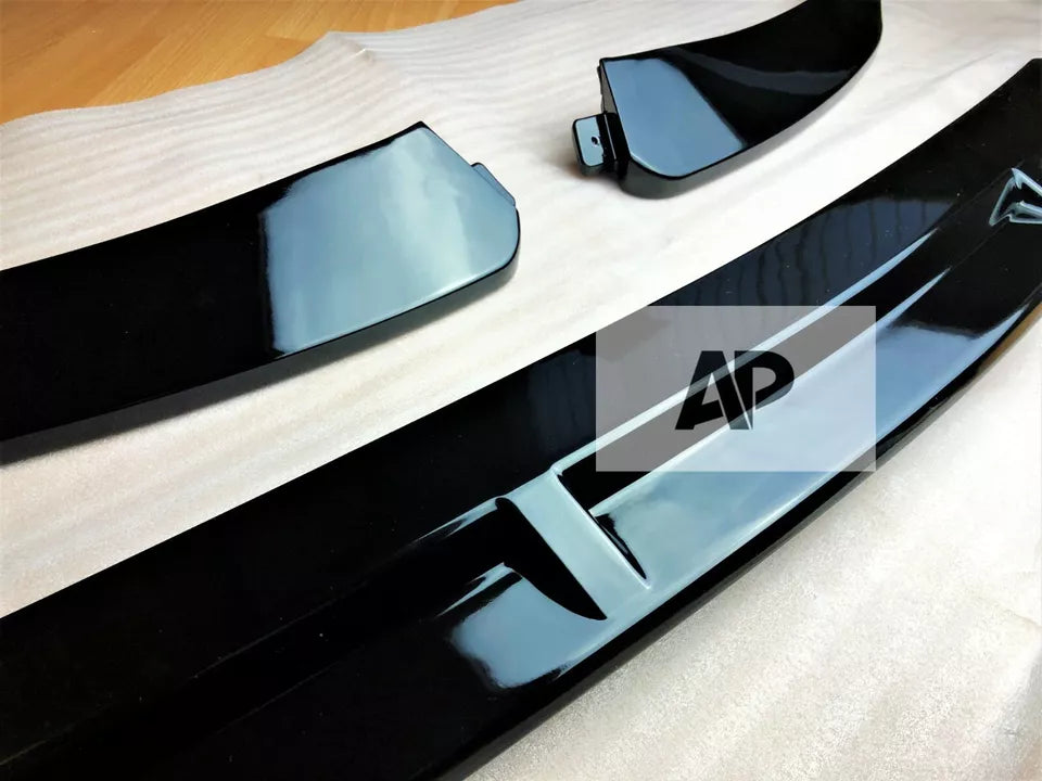 Mercedes C Class C43 Front Splitter 2019-21 Brabus Style Gloss Black