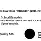 Mercedes CLA Class CLA45 Front Splitter 2016-2019 Gloss Black