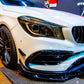 Mercedes CLA Class CLA45 Front Splitter 2016-2019 Gloss Black