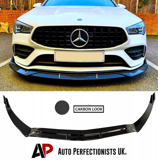 Mercedes CLA Class W118 C118 Front Splitter 2019-2024 Carbon Fibre