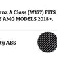 Mercedes A Class Car Rear Roof Spoiler 2018-2024 Carbon Fibre