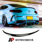 Mercedes C Class Coupe W205 Car Rear Spoiler 2014-2021 Gloss Black