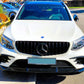 Mercedes GLC Class Front Splitter 2015-2018 Brabus Style Gloss Black
