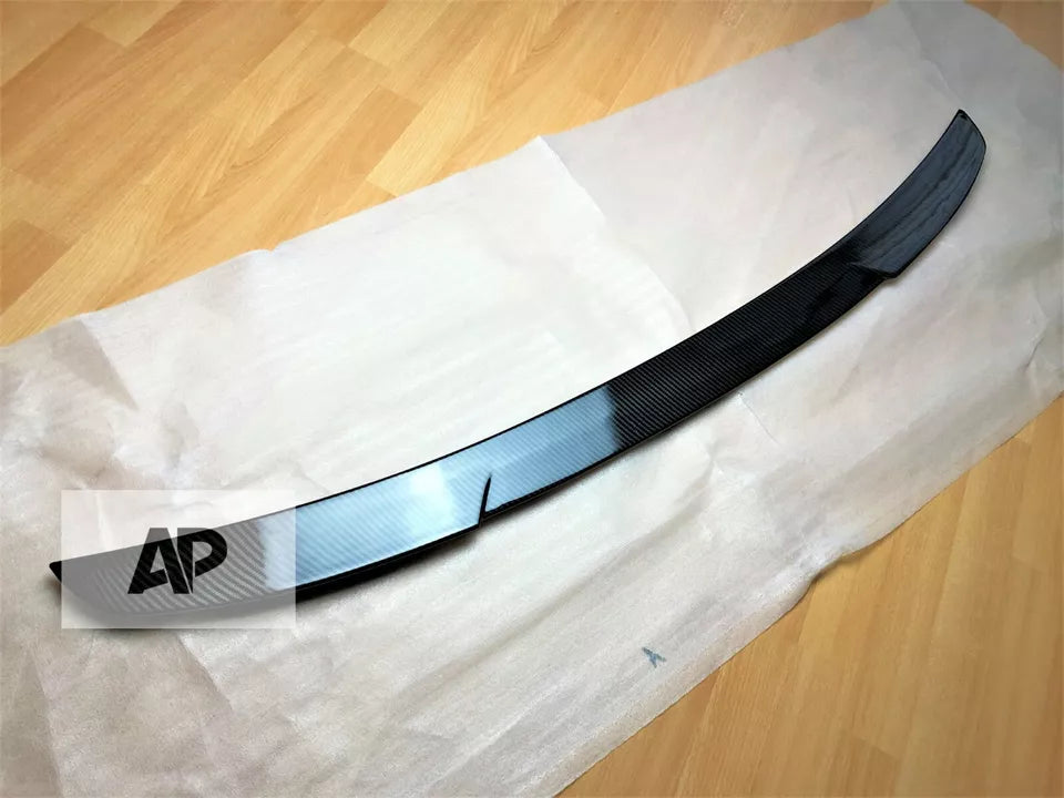 Audi A6 S6 C8 Saloon Car Rear Spoiler 2018-2024 M4 Style Carbon Fibre