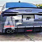 Audi A6 S6 C8 Saloon Car Rear Spoiler 2018-2024 M4 Style Carbon Fibre