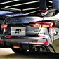 Audi A6 S6 C8 Saloon Car Rear Spoiler 2018-2024 M4 Style Carbon Fibre