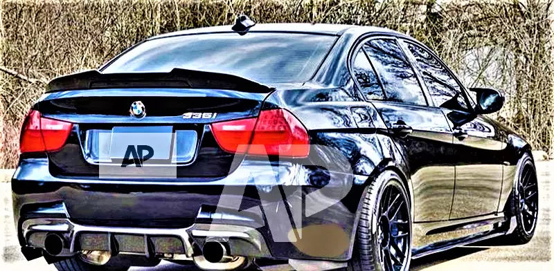BMW 3 Series M3 E90 Car Rear Spoiler Wing 2004-2012 Gloss Black