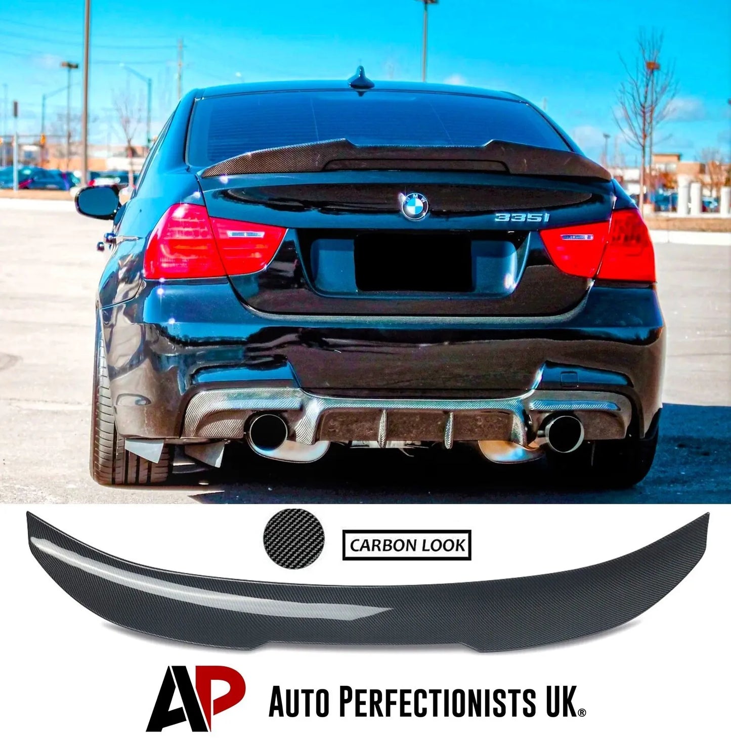 BMW 3 Series M3 E90 Car Rear Spoiler Wing 2004-2012 Carbon Fibre