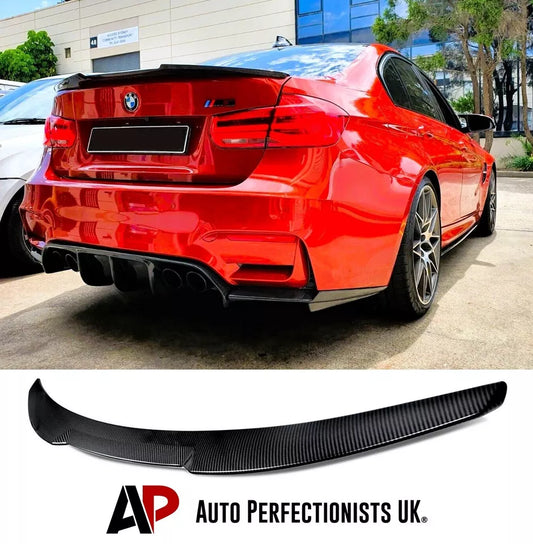 BMW 3 Series M3 F30 Car Rear Spoiler 2011-2019 M4 Style Carbon Fibre