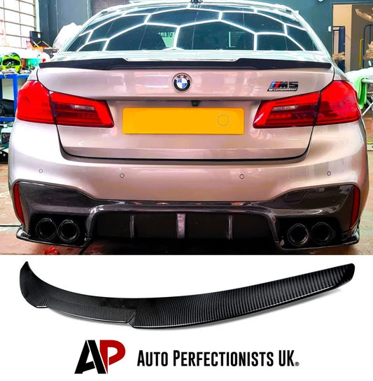 BMW 5 Series M5 G30 F90 Car Rear Spoiler 2016-2024 Carbon Fibre