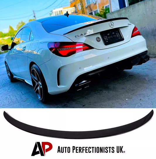 Mercedes CLA Class W117 Car Rear Spoiler 2013-2018 Gloss Black