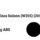Mercedes C Class W205 Car Rear Spoiler 2014-21 Abs-Gloss Black