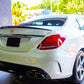 Mercedes C Class W205 Car Rear Spoiler 2014-21 Abs-Gloss Black