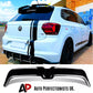 VW Polo MK6 Car Rear Roof Spoiler AW GTI R 2018-2024 Gloss Black