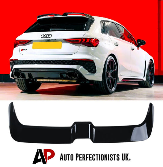 Audi A3 S3 RS3 8Y Sportback Car Rear Roof Spoiler 2020-24 Gloss Black