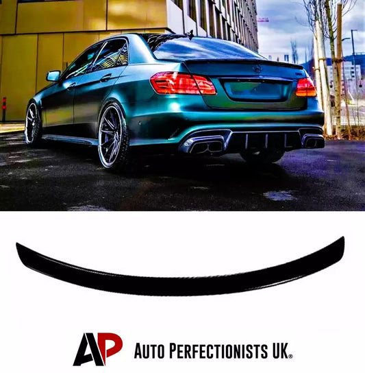Mercedes E Class W212 Car Rear Spoiler 2008-2016 ABS Gloss Black