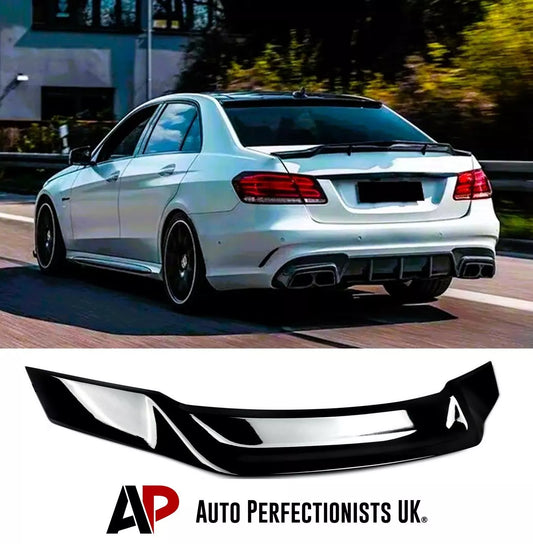 Mercedes E Class W212 Car Rear Spoiler 2008-2016 Gloss Black