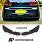 VW Golf MK6 R20 Rear Diffuser and Side Splitters 2008-2013 Gloss Black