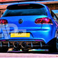 VW Golf MK6 R20 Rear Diffuser and Side Splitters 2008-2013 Gloss Black