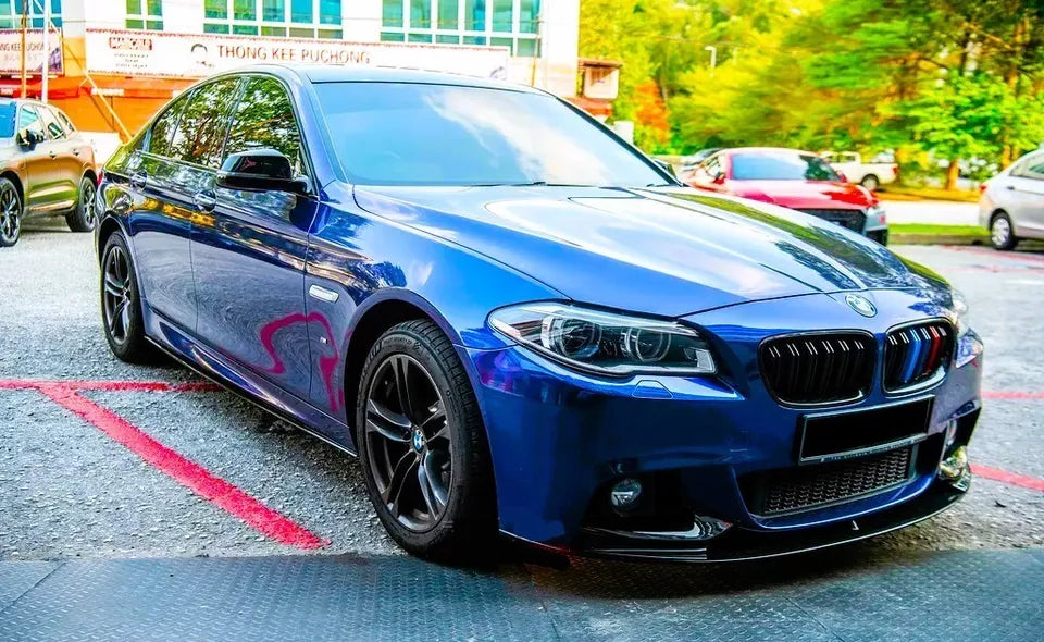 BMW 5 Series F10 F11 Front Splitter Lip 2010-2017 Gloss Black
