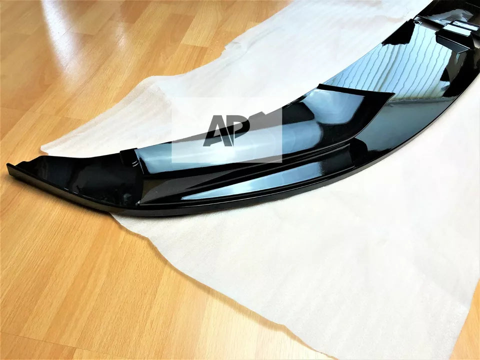BMW 5 Series F10 F11 Front Splitter Lip 2010-2017 Gloss Black