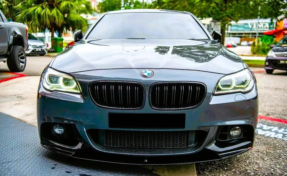 BMW 5 Series F10 F11 Front Splitter Lip 2010-2017 Gloss Black
