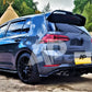 VW Golf R MK7.5 Rear Blade Style Diffuser 2016-2020 Gloss Black