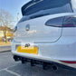 VW Golf GTI MK7 Rear Diffuser and Side Splitters 2013-2016 Gloss Black