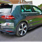 VW Golf GTI MK7 Rear Diffuser and Side Splitters 2013-2016 Gloss Black