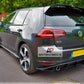 VW Golf GTI MK7 Rear Diffuser and Side Splitters 2013-2016 Gloss Black