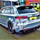 Audi RS3 Rear Blade Style Diffuser 2017-2020 Gloss Black