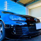 VW Golf MK6 GTD GTI Front Splitter Lip 2008-2013 Gloss Black