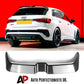 Audi A3 S3 RS3 Car Rear Roof Spoiler Lip 2020-2024 Carbon Fibre