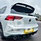 VW Golf MK8 Car Rear Roof Spoiler 2019-2024 Clubsport Carbon Fibre