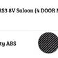 Audi A3 S3 RS3 Saloon Car Rear Spoiler 2013-20 M4 Style Carbon Fibre