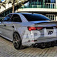 Audi A3 S3 RS3 Saloon Car Rear Spoiler 2013-20 M4 Style Carbon Fibre