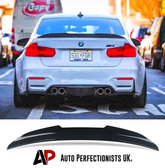 BMW 3 Series Car Rear Spoiler M3 F30 F80 2011-2019 Gloss Black